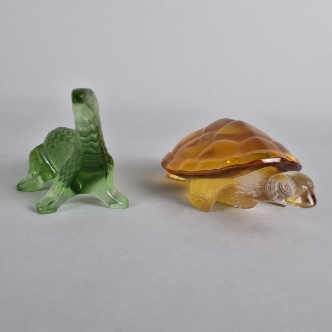 Two Lalique Crystal Paperweights (1 of 4)