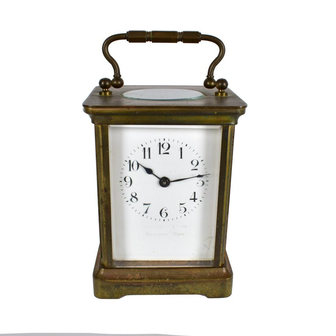 Antique Brass Carriage Clock (1 of 8)
