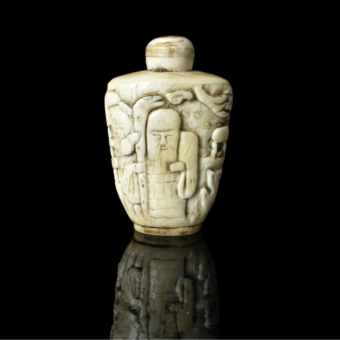 Chinese Carved Snuff Bottle (1 of 5)