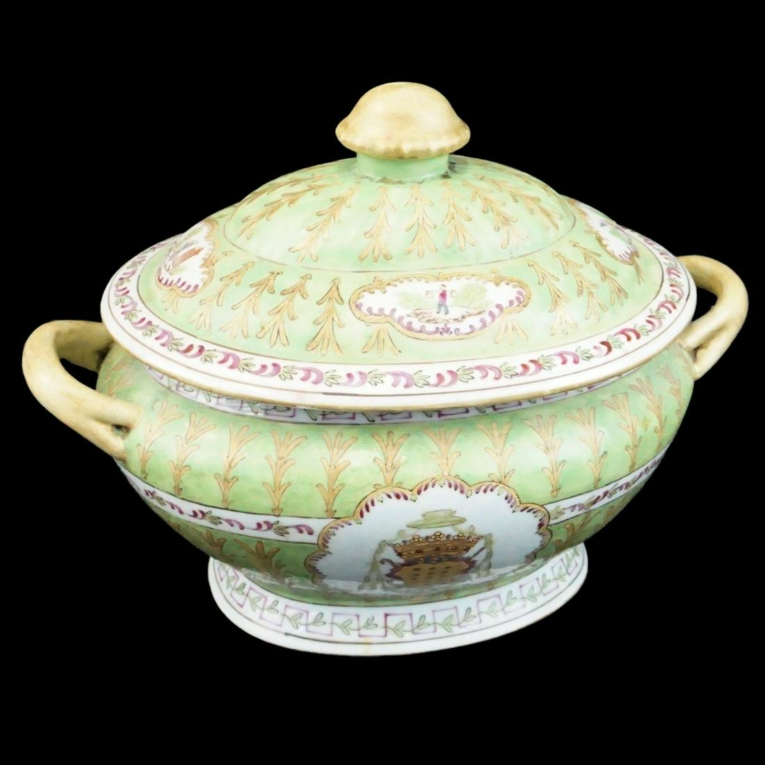Chinese Covered Porcelain Tureen (1 of 3)