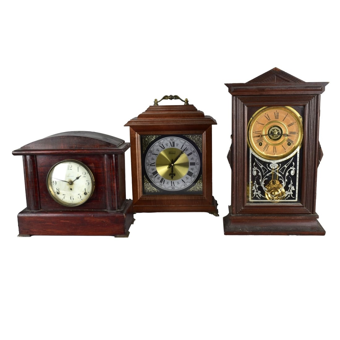 Three Antique Mantle Clocks (1 of 7)