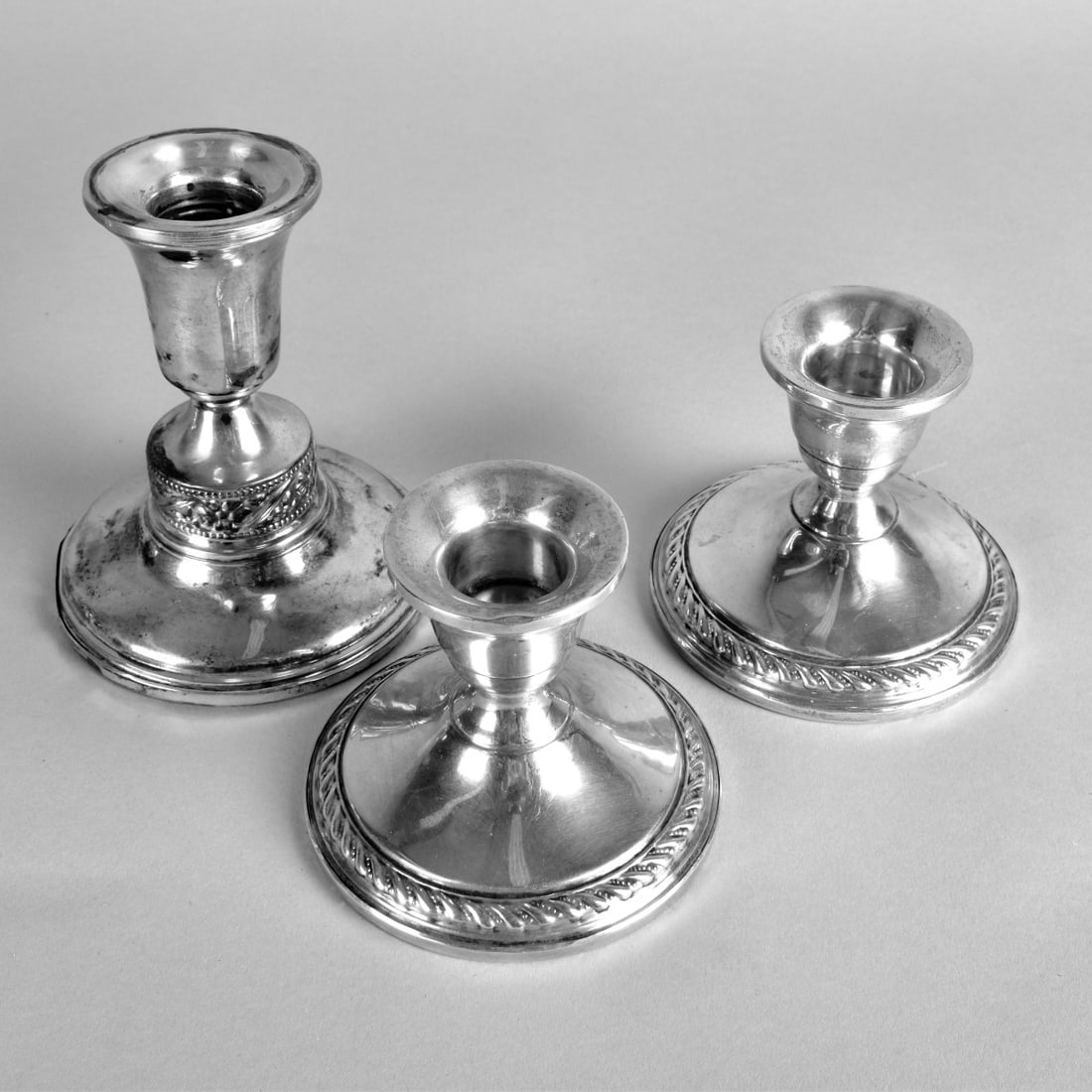 Five Vintage Weighted Sterling Tableware (1 of 5)