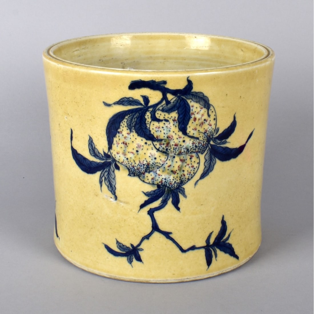 Large Chinese Porcelain Brush Pot (1 of 4)