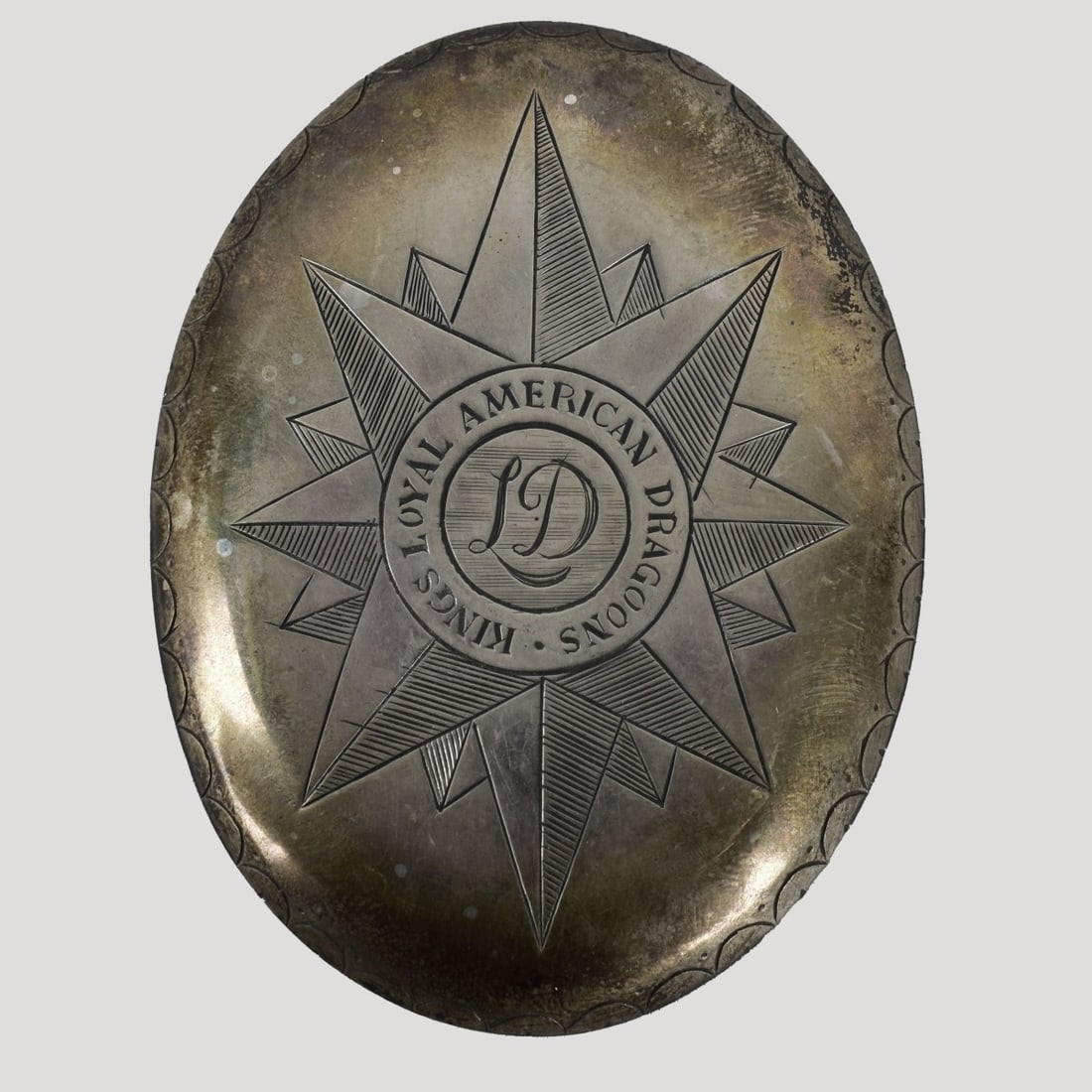 Antique Kings Loyal American Dragoons Belt Plate (1 of 4)