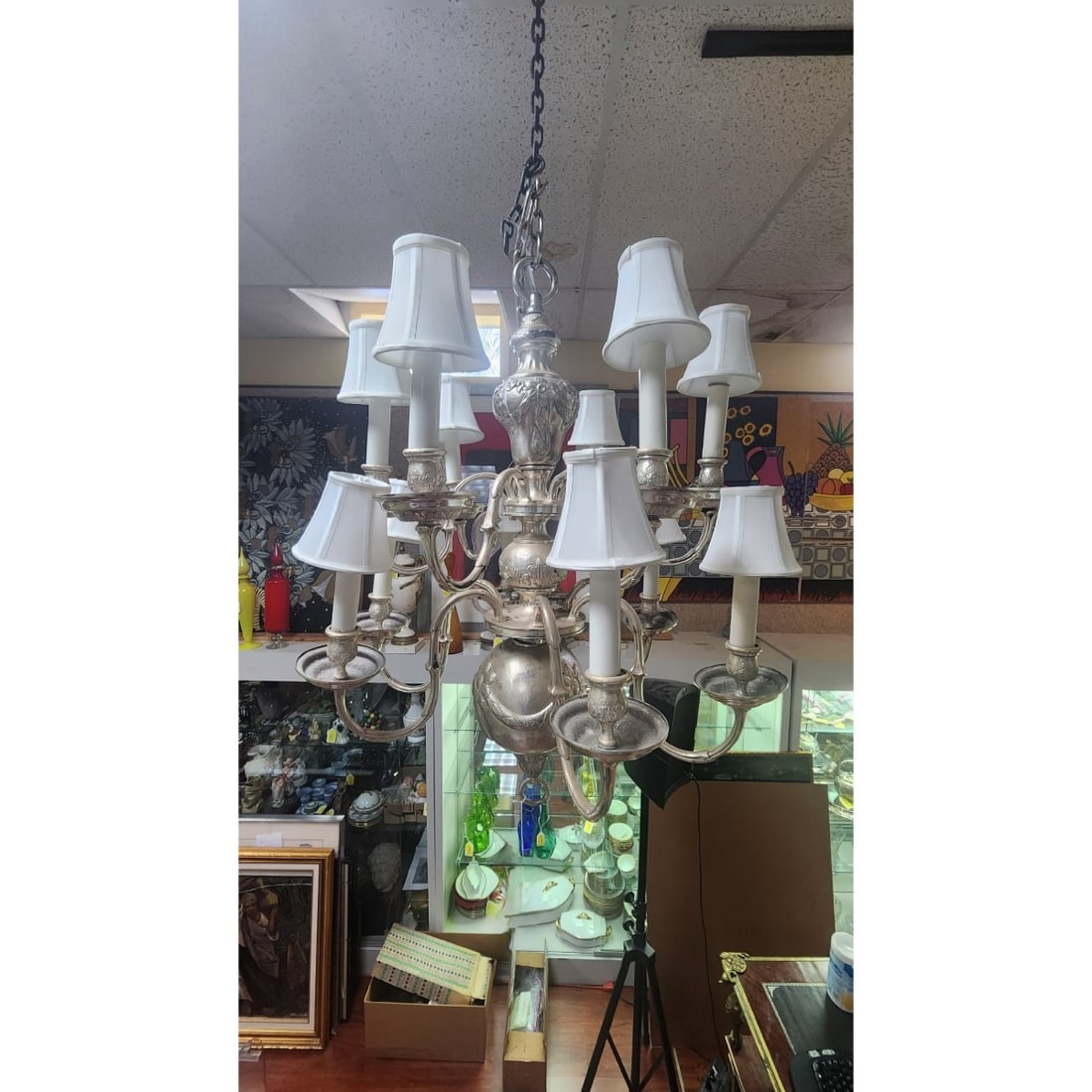 20th C. Louis XVI Style 12-Arm Chandelier (1 of 4)