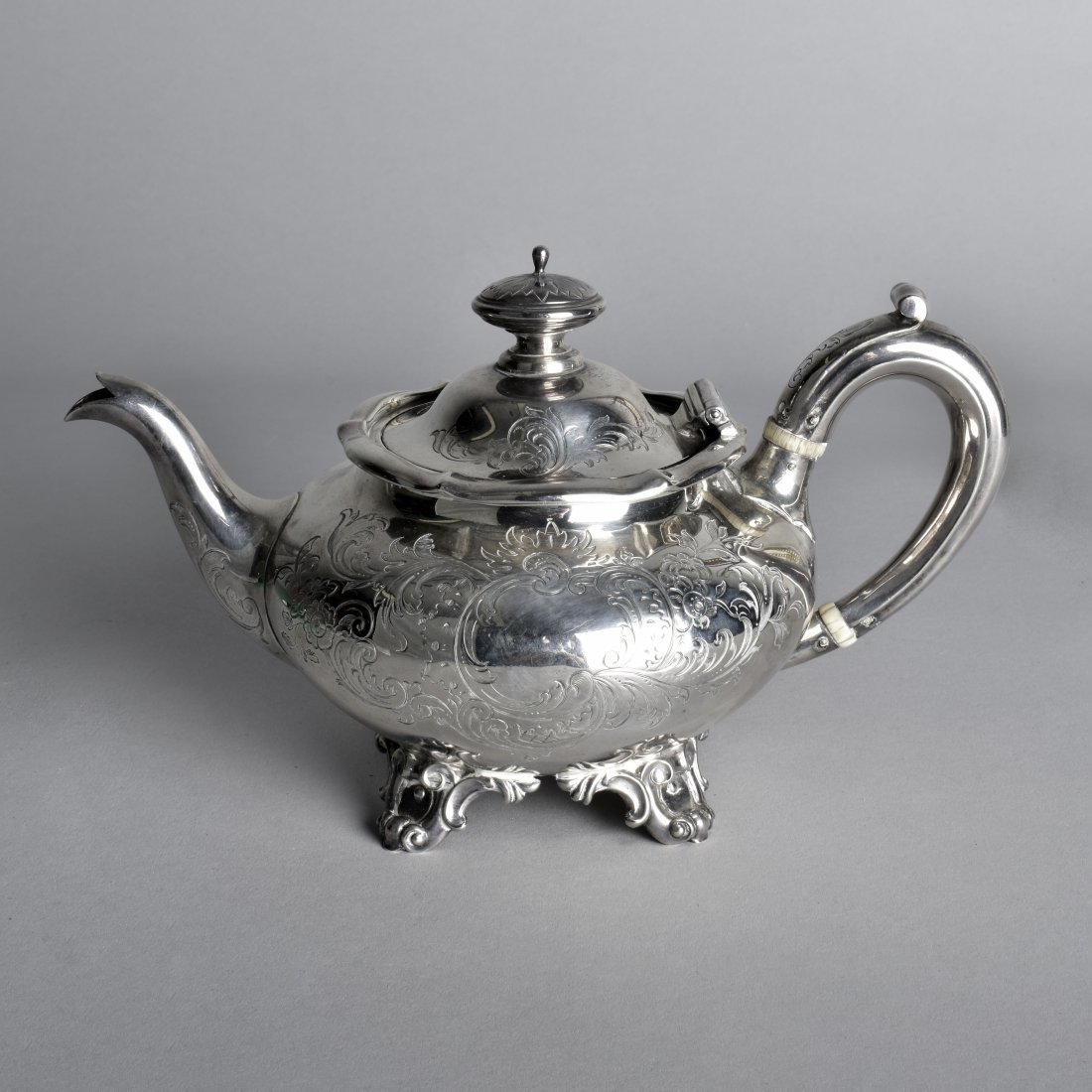 English Sterling Silver Tea Pot (1 of 6)