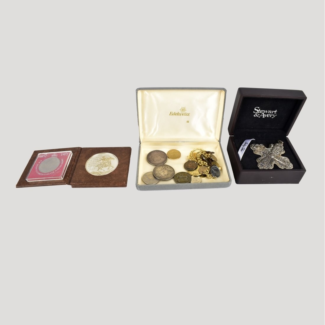 Collection of Coins and Bracelet (1 of 5)