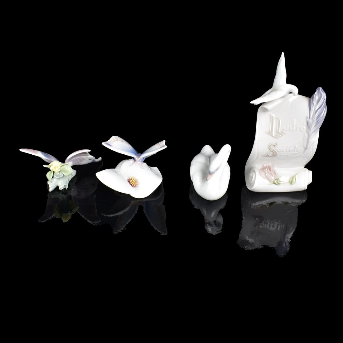 Four Lladro Porcelain Figurines (1 of 6)