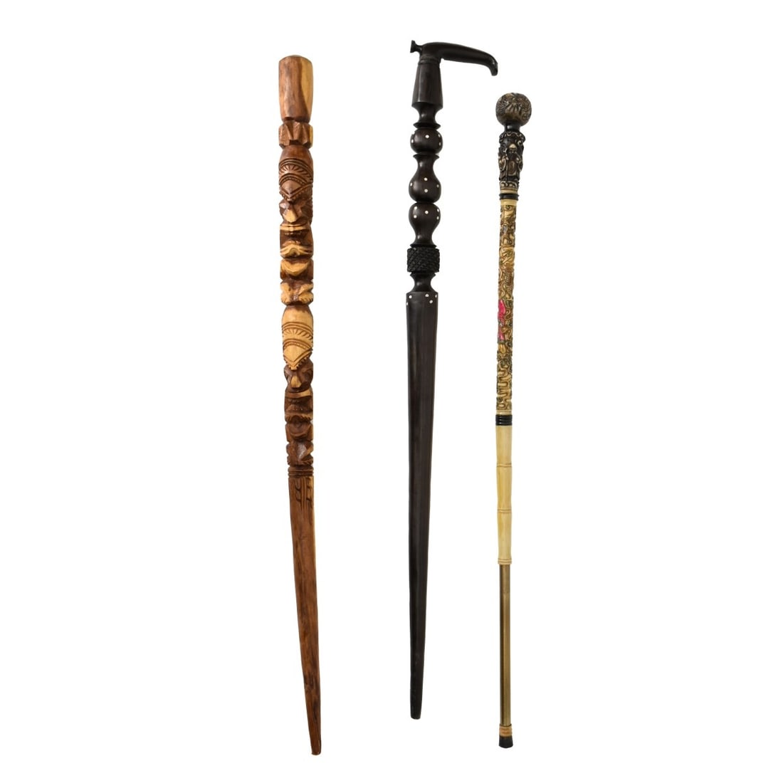 Three (3) Assorted Walking Sticks (1 of 6)