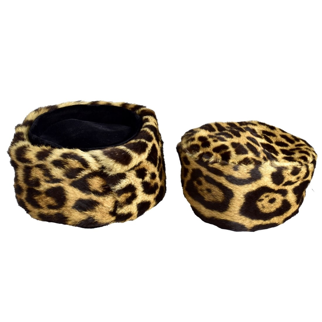 Two Vintage Leopard Skin Hats (1 of 4)