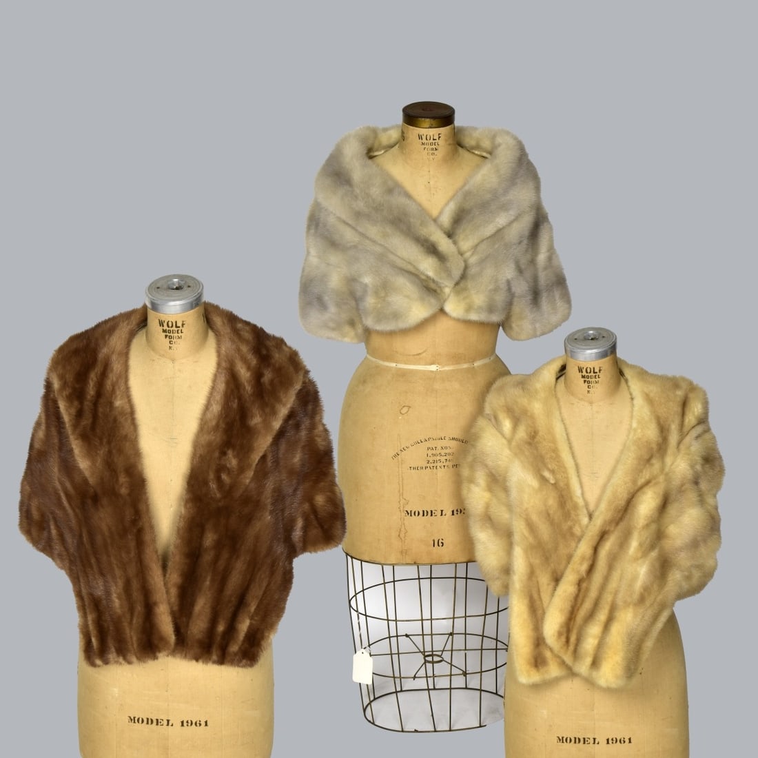 Three Assorted Fur Stoles (1 of 4)