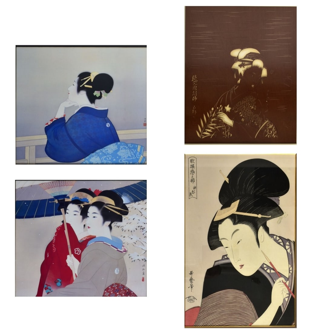 Three Japanese Assorted Artworks (1 of 5)
