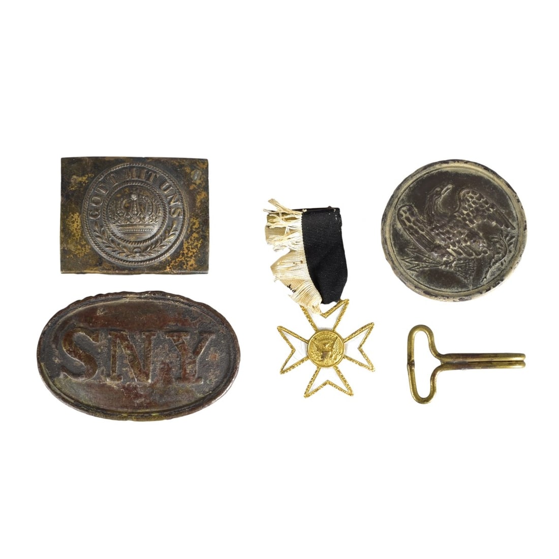 Military Belt Buckles and Metal (1 of 5)