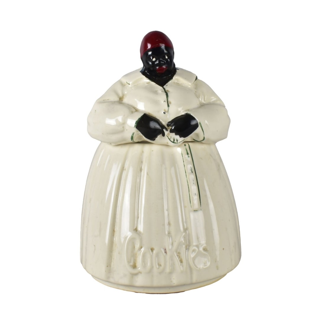 Vintage McCoy Black Americana Cookie Jar (1 of 6)