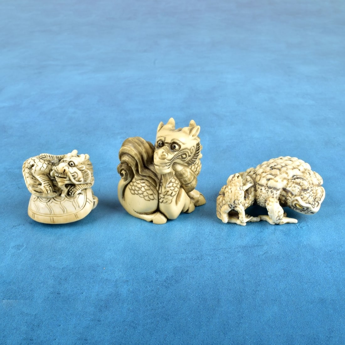 Three Antique Japanese Netsukes (1 of 5)