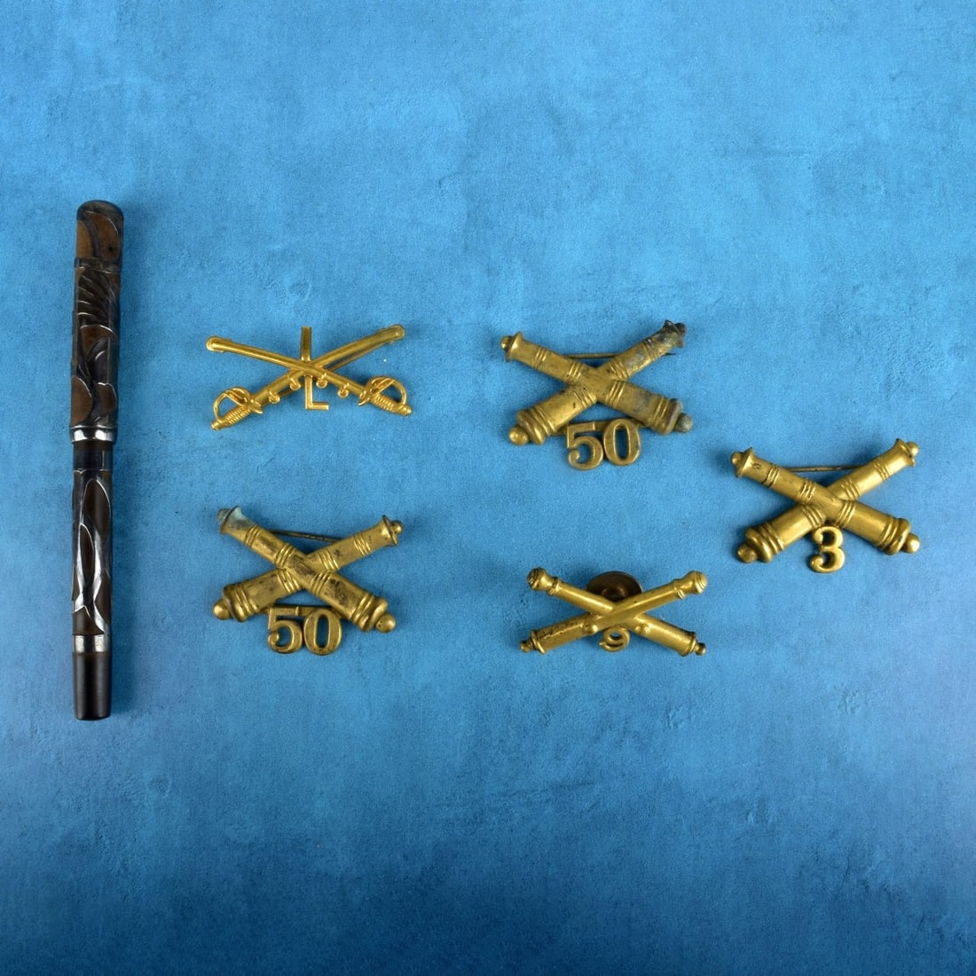Watermans Fountain Pen & (5) Calvary Pins (1 of 5)