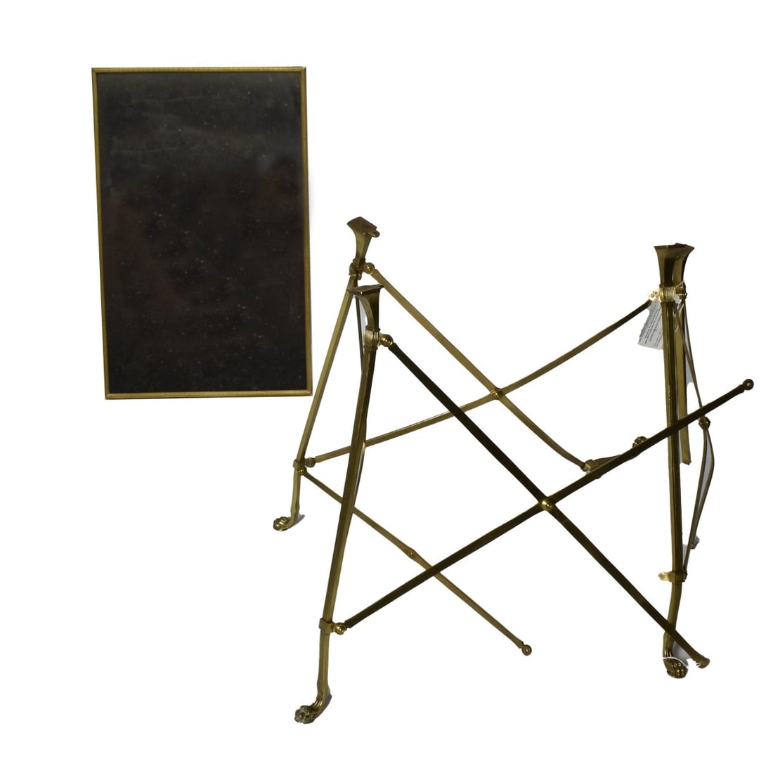 French Bronze Mount Black Granite Table (1 of 3)