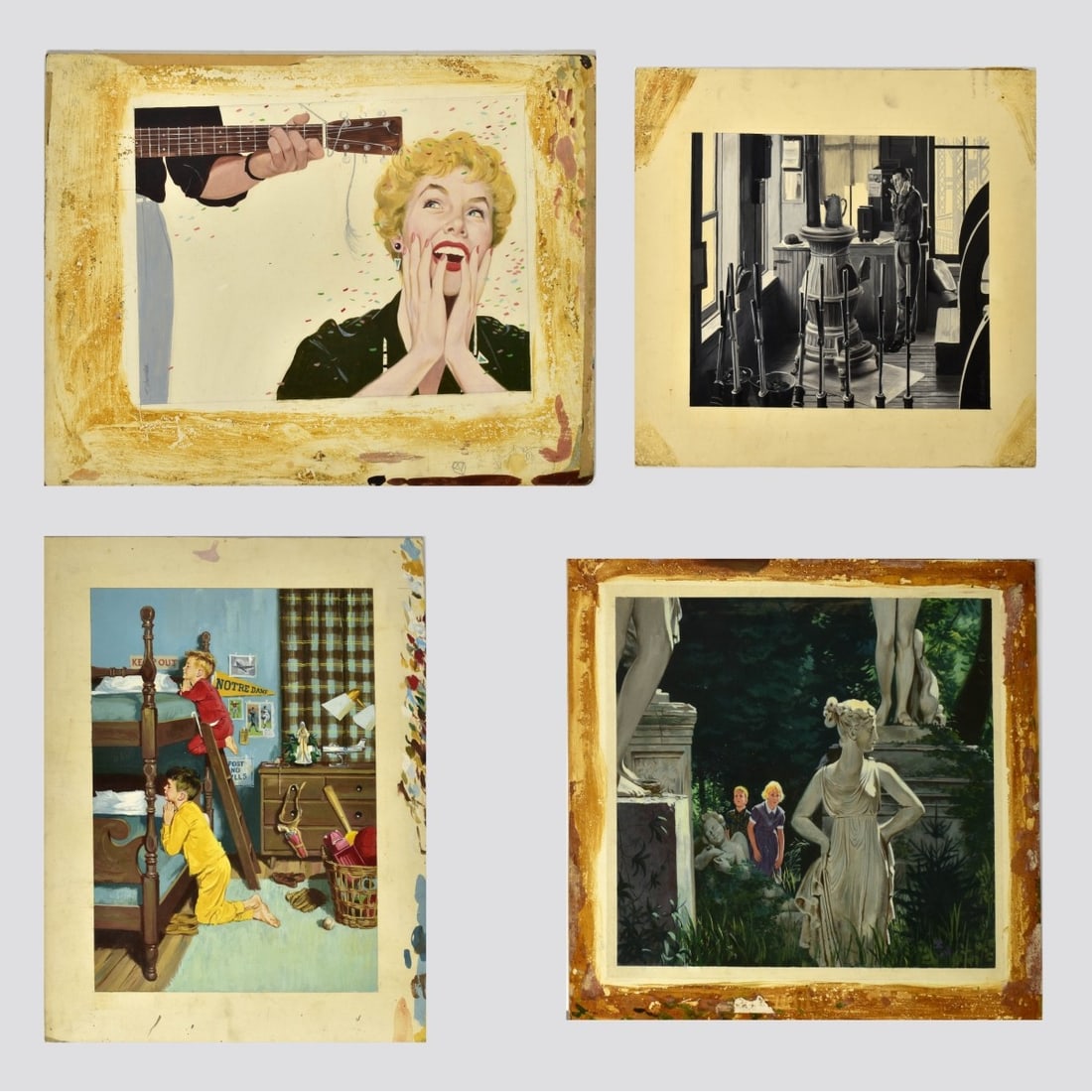 Four (4) Tommy Shoemaker Ad Illustrations (1 of 5)