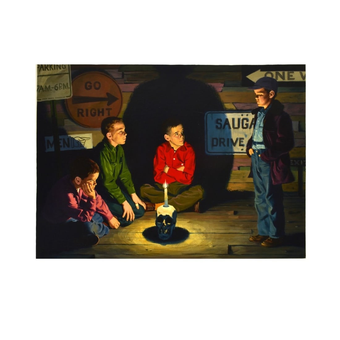 1960's Magazine Illustration Ghost Stories (1 of 6)