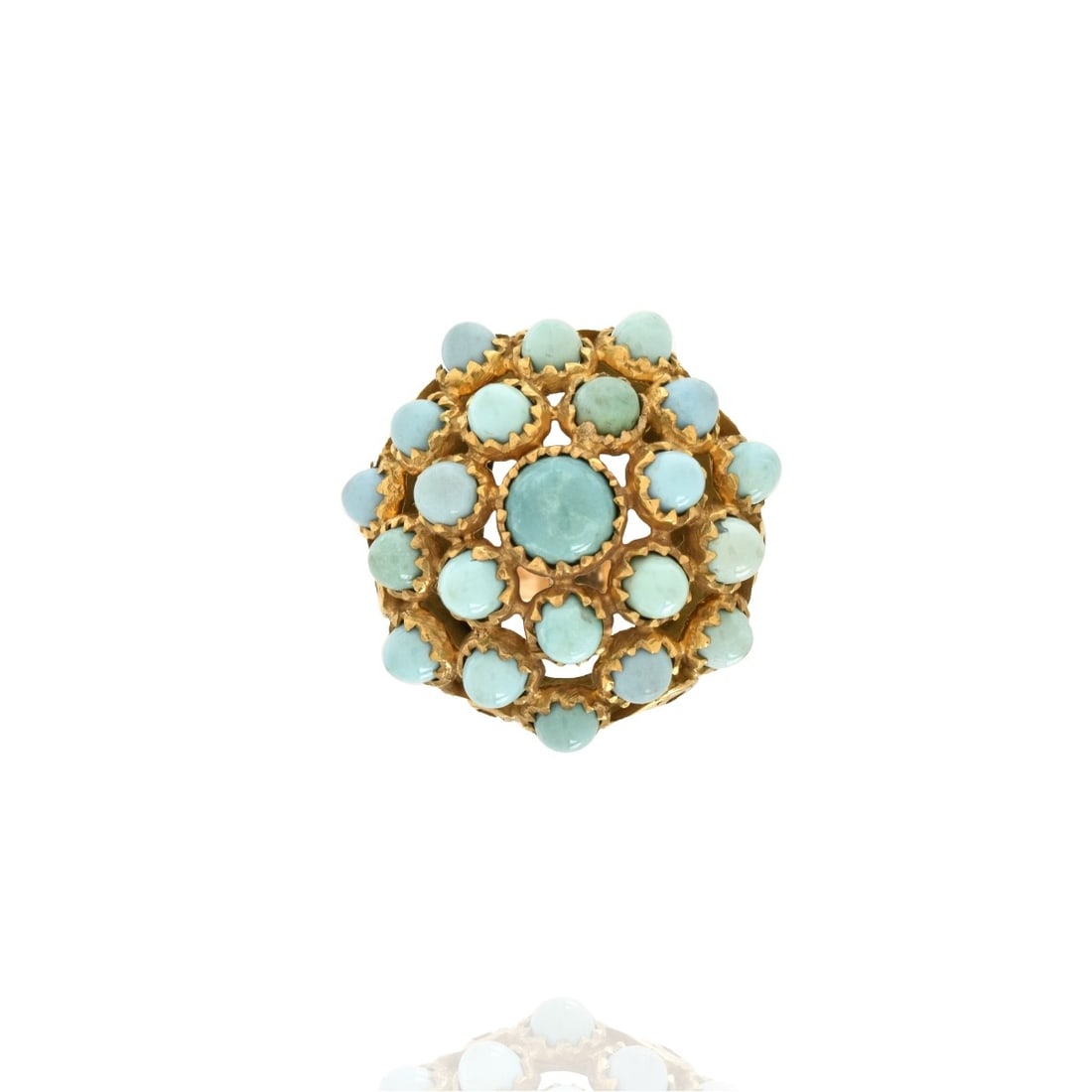 Turquoise and 14K Ring (1 of 5)