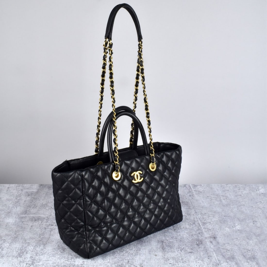 Chanel Leather Shopping Tote (1 of 6)