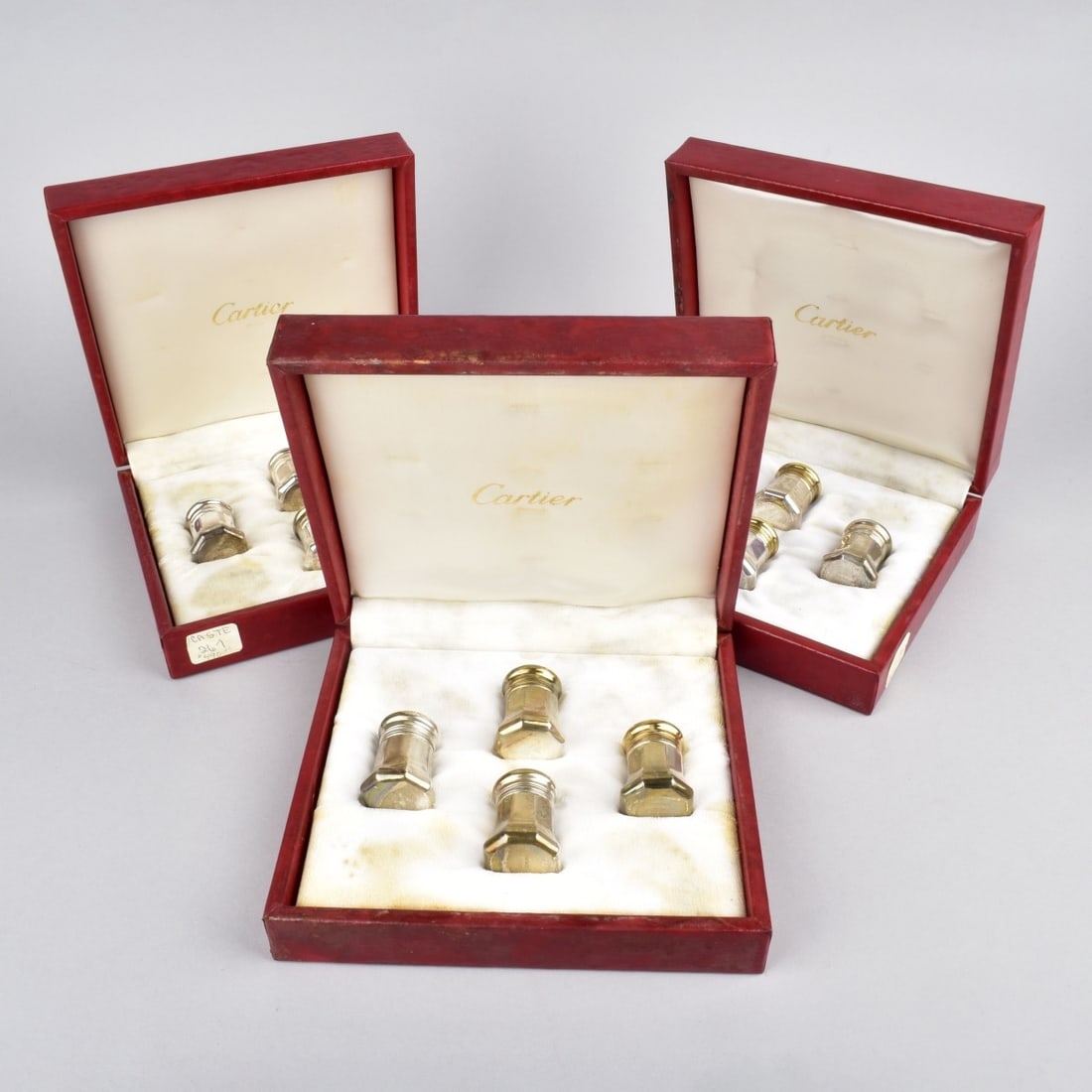 Cartier Boxed Sterling Salt & Pepper Shakers (1 of 5)