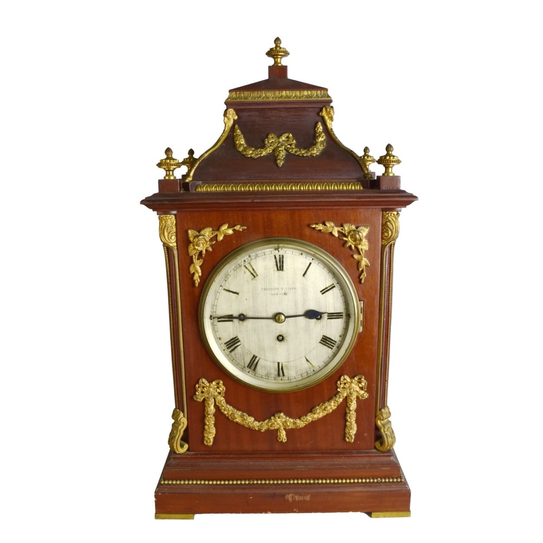 Georgian Bronze Mounted Mantle Clock (1 of 7)