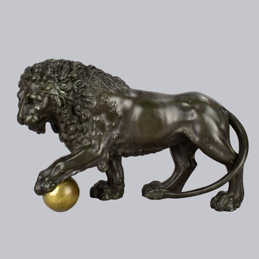 19th C. Medici Lion Bronze Sculpture (1 of 4)