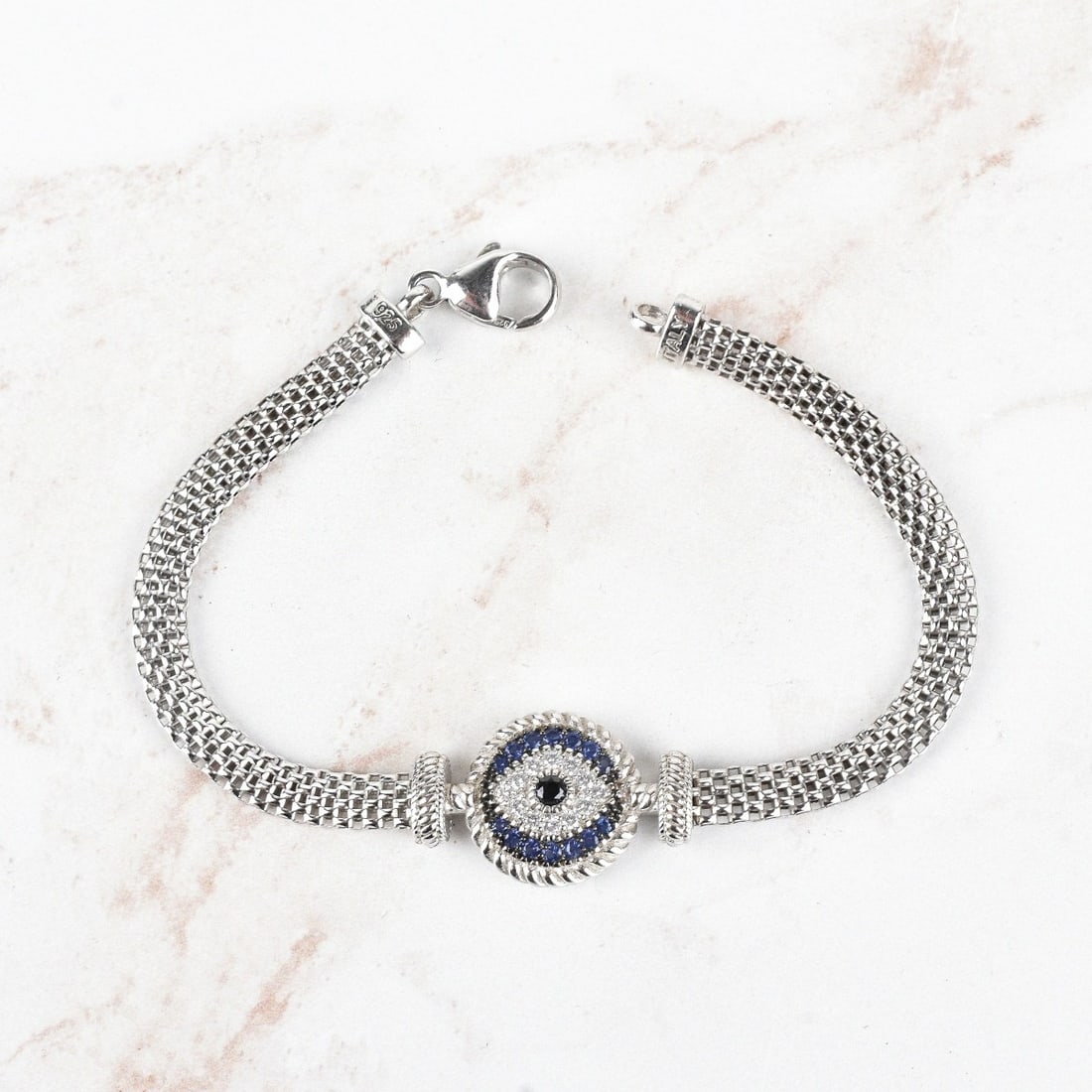 Tanzanite and Silver Bracelet (1 of 4)