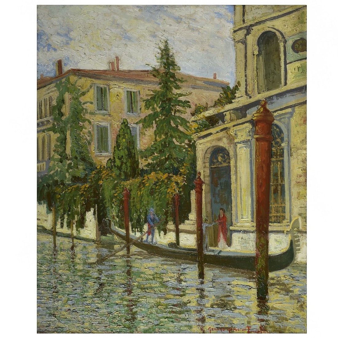 19C George Hamilton Thomas O/C Venice (1 of 7)