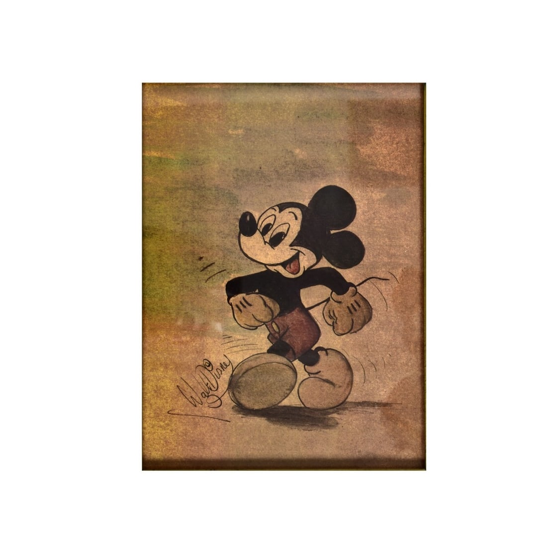 Framed Mickey Mouse Print (1 of 5)