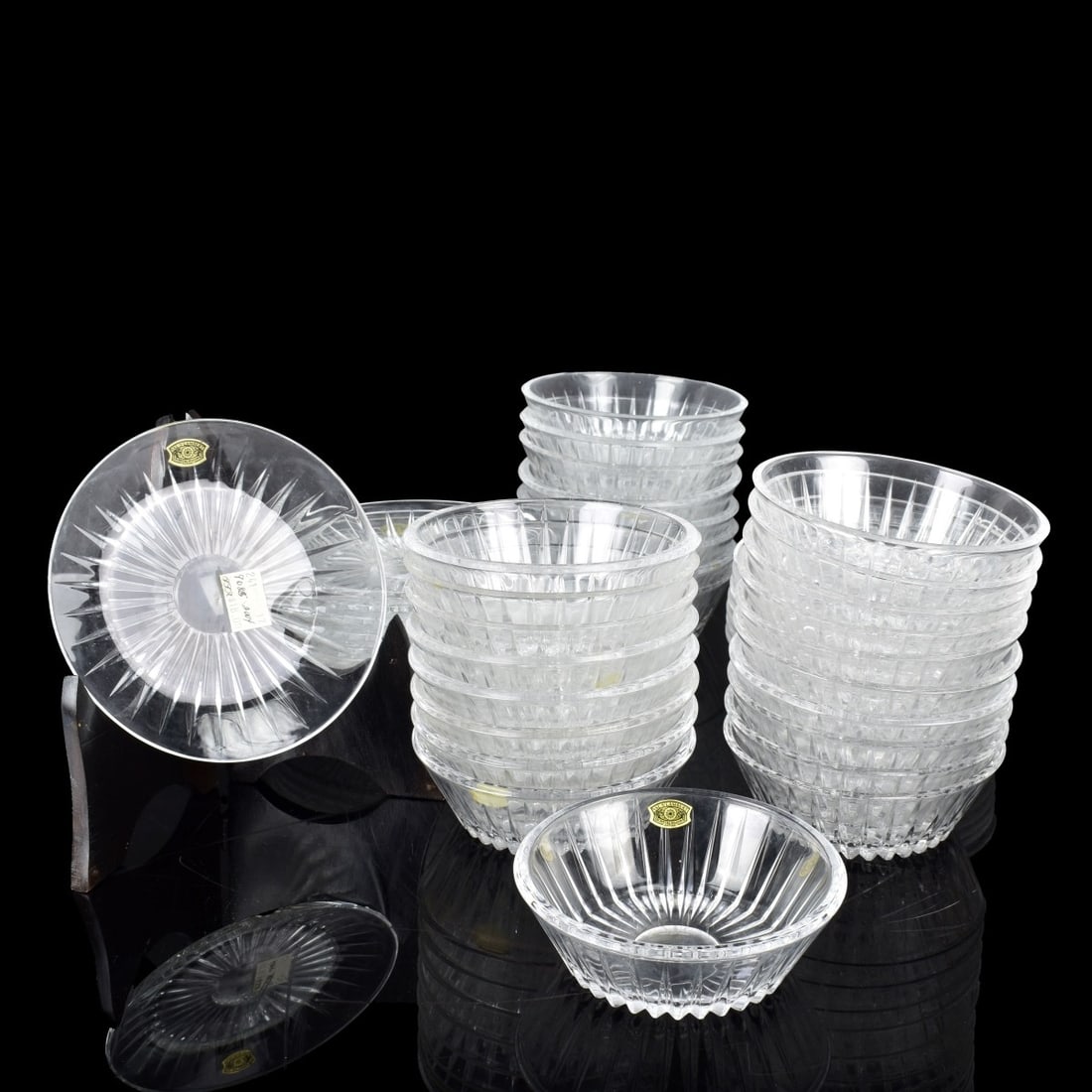 Val St. Lambert Crystal Desert Tableware (1 of 5)