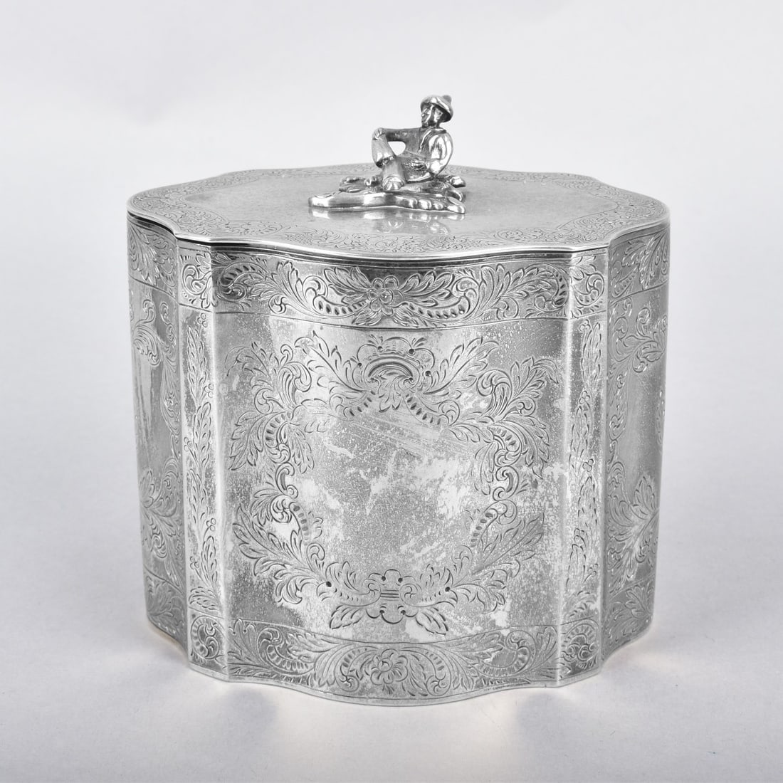 Lincoln & Reed Sterling Tea Caddy (1 of 6)