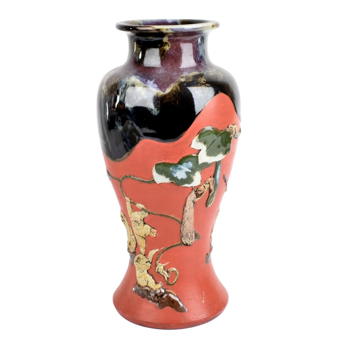 Antique Japanese Sumida Gawa Vase (1 of 5)