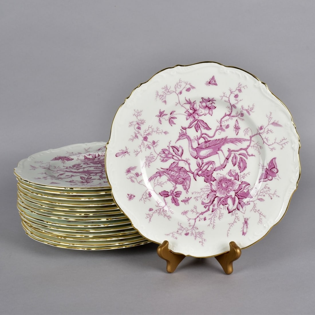 Coalport "Cairo" Porcelain Dinner Plates (1 of 2)