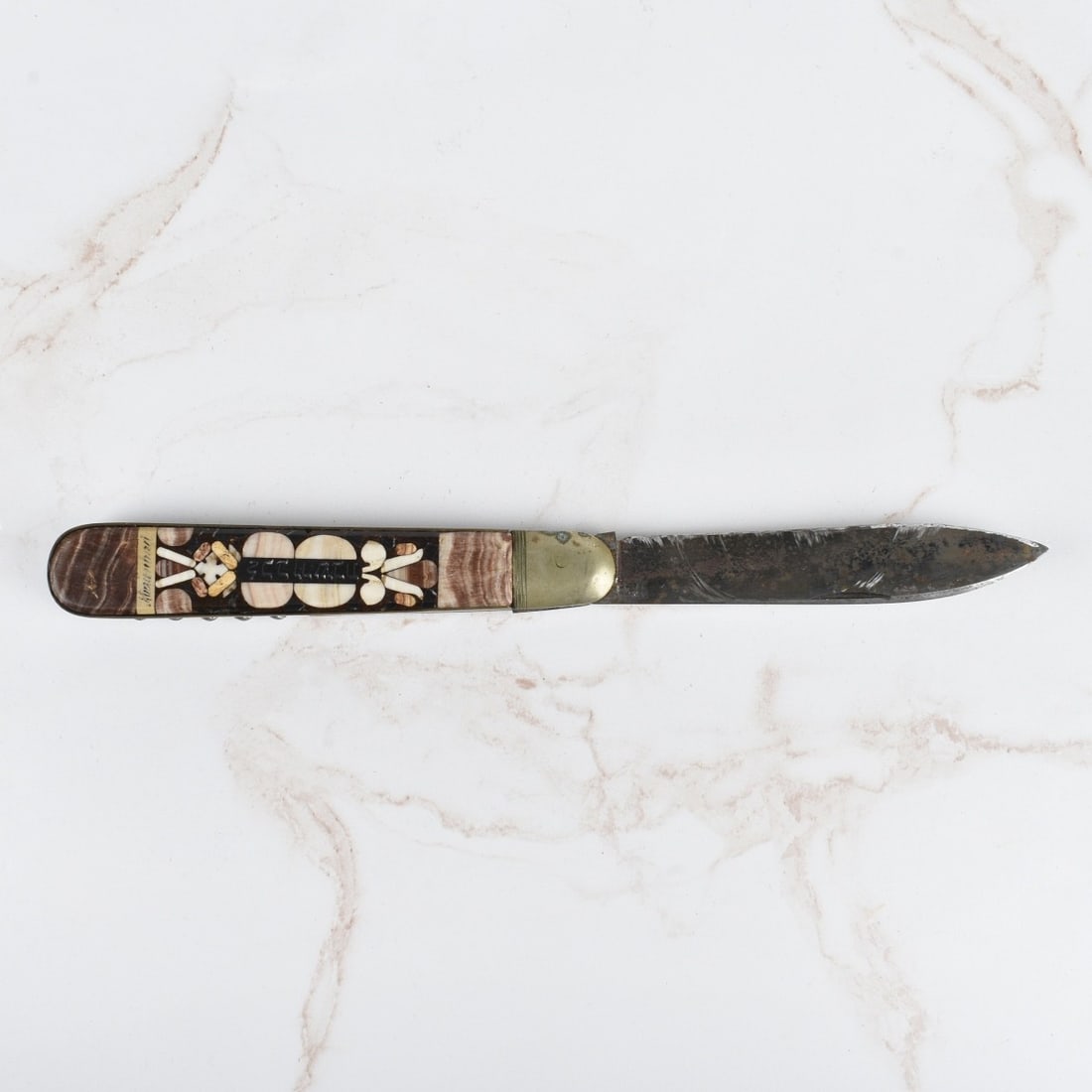 Pietra Dura Pocket Knife (1 of 3)