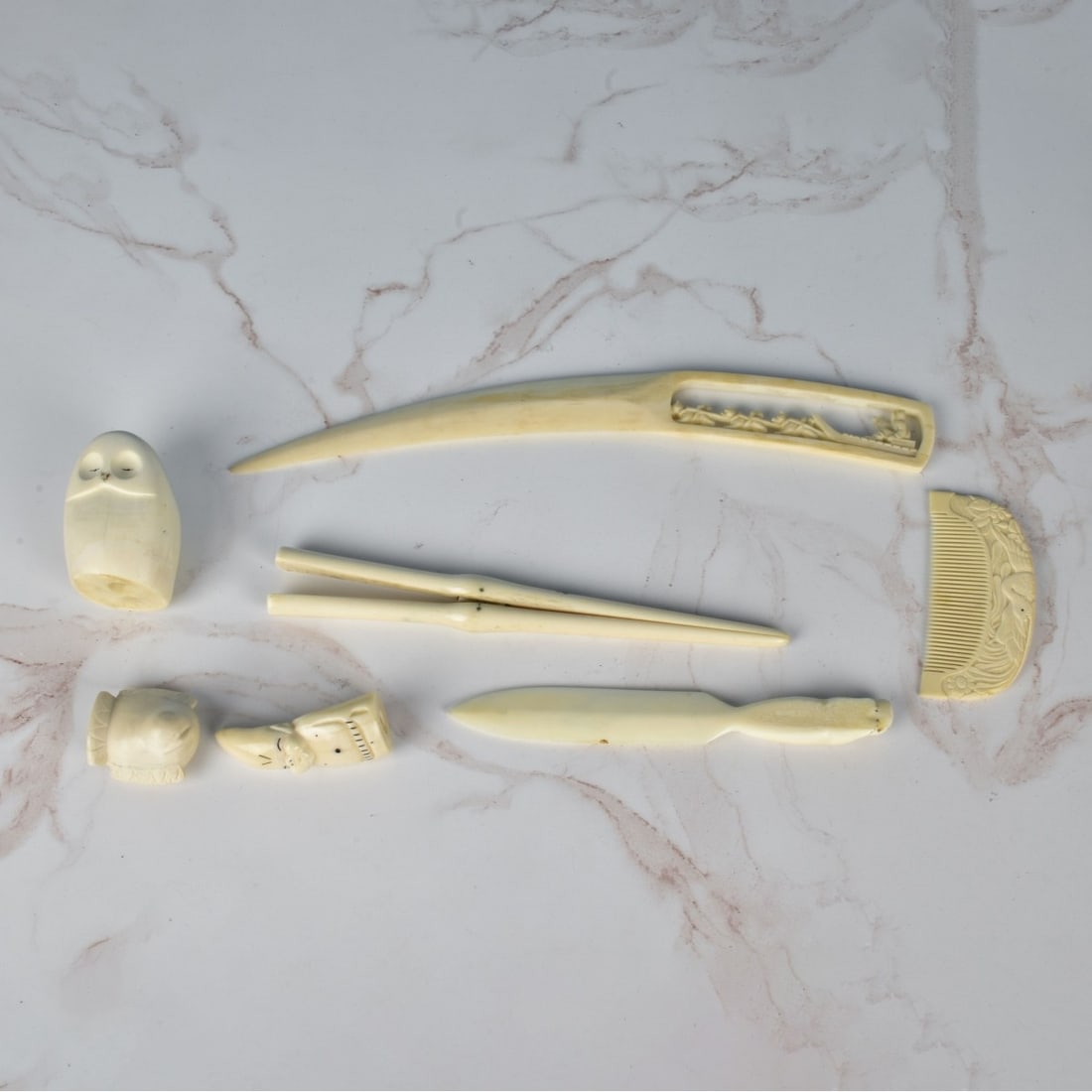 Assorted Eskimo Carvings (1 of 6)