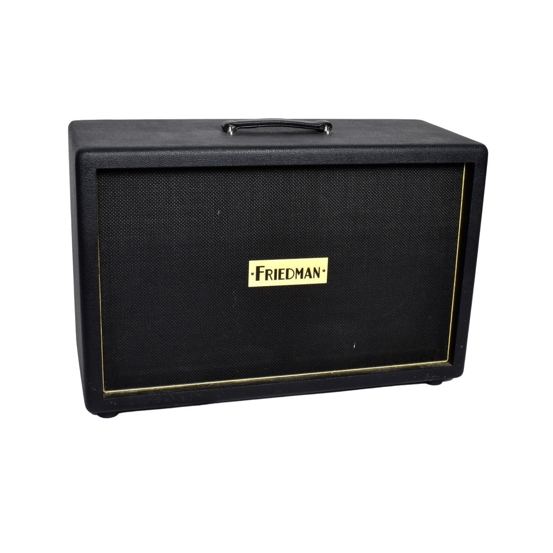 Friedman 212 EXT Speaker Cabinet: Friedman 212 EXT Closed Back Amp. Measures 20" x 29-3/4" x 12". Condition: Case in good condition. No cord. Please note; we do not guarantee the working condition of this lot. Estimate: $100.00 - $400