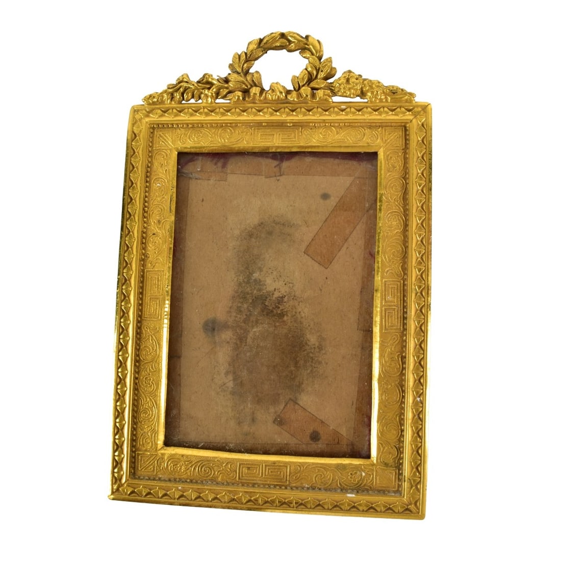 Antique Louis XVI Style Bronze Picture Frame (1 of 4)