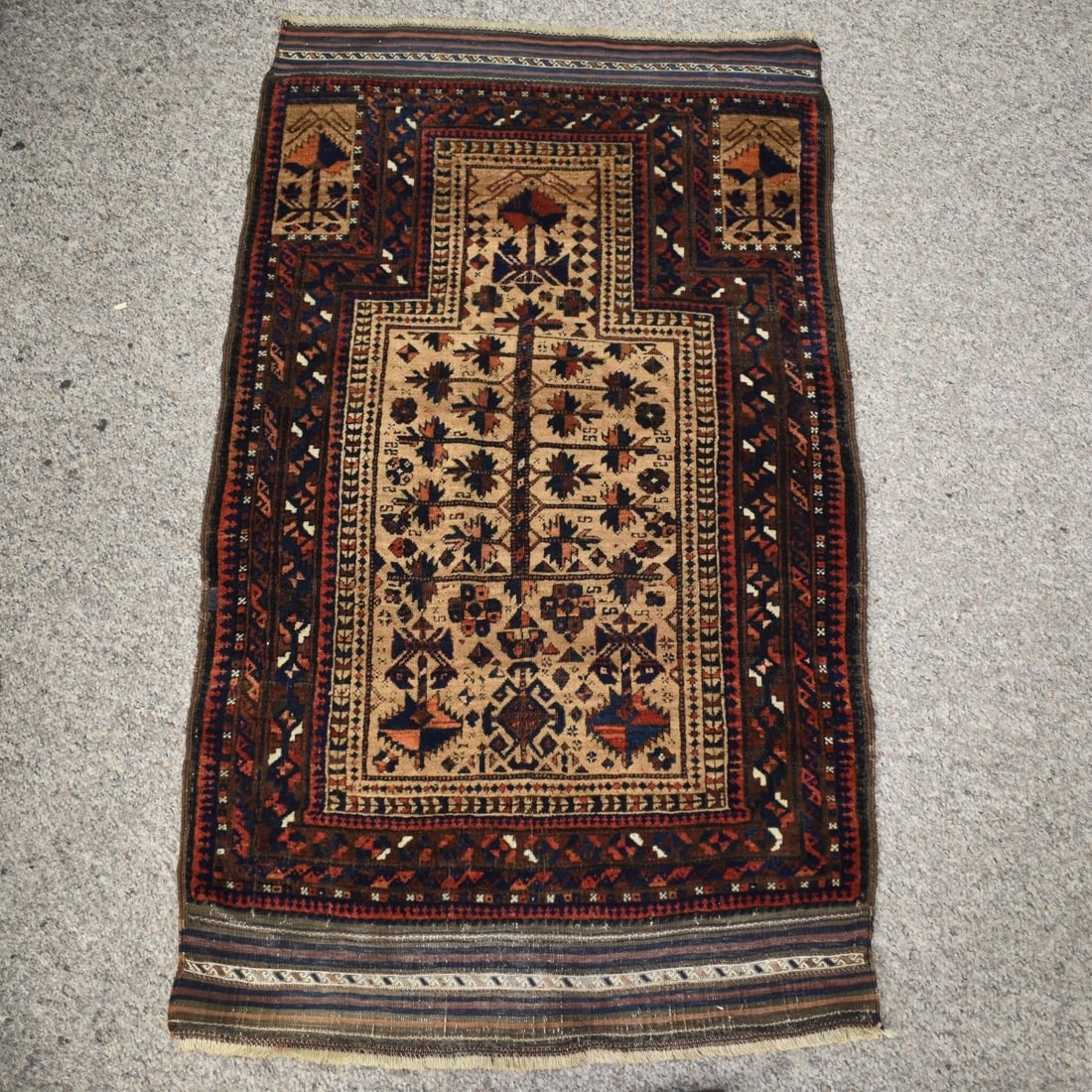 Semi Antique Afghan Balouch Rug (1 of 5)