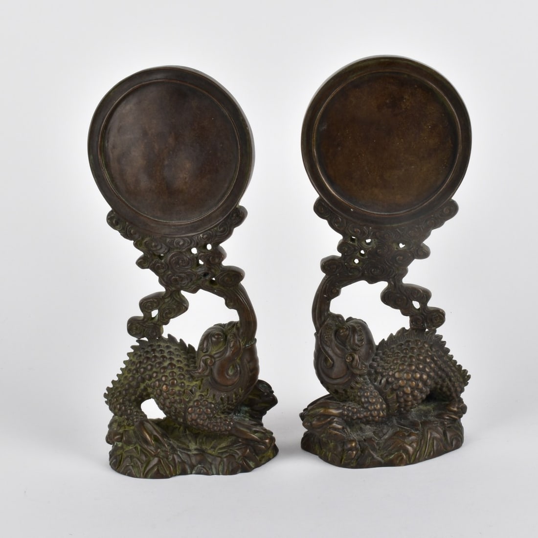 Pair of Chinese Bronze Mirrors (1 of 5)