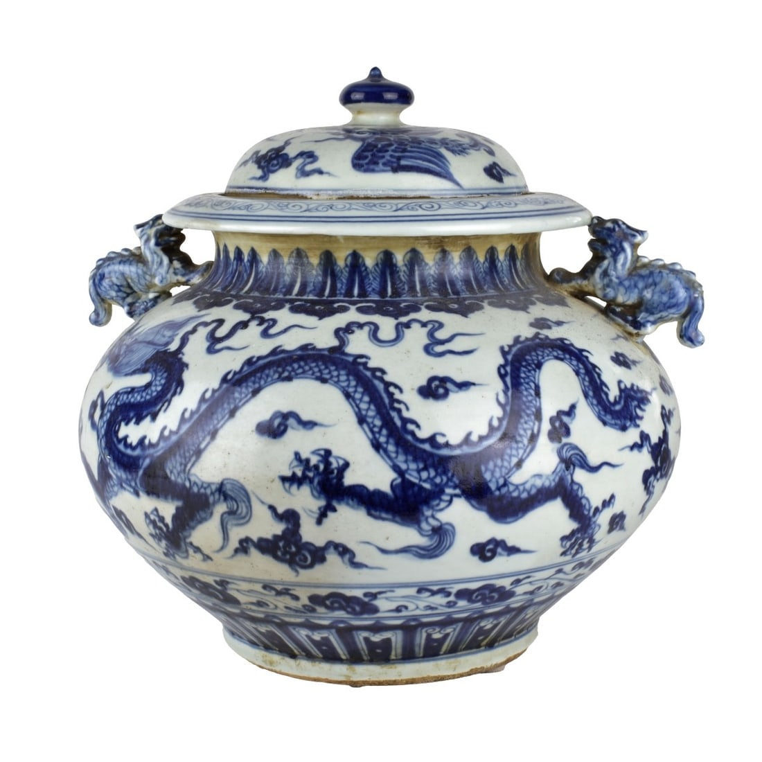 20C Chinese Blue & White Jar (1 of 8)