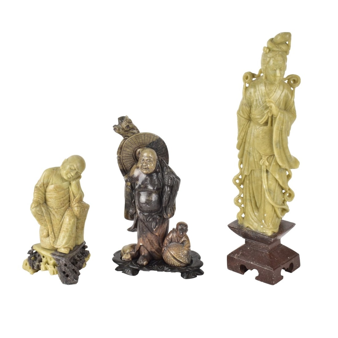 Three Soapstone Carvings (1 of 4)