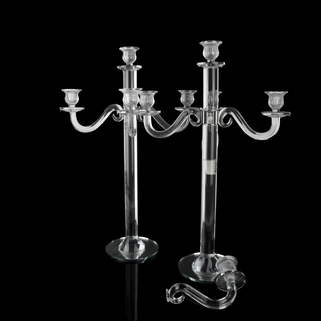 Pair of Large Modern 4-Arm Candelabra (1 of 5)