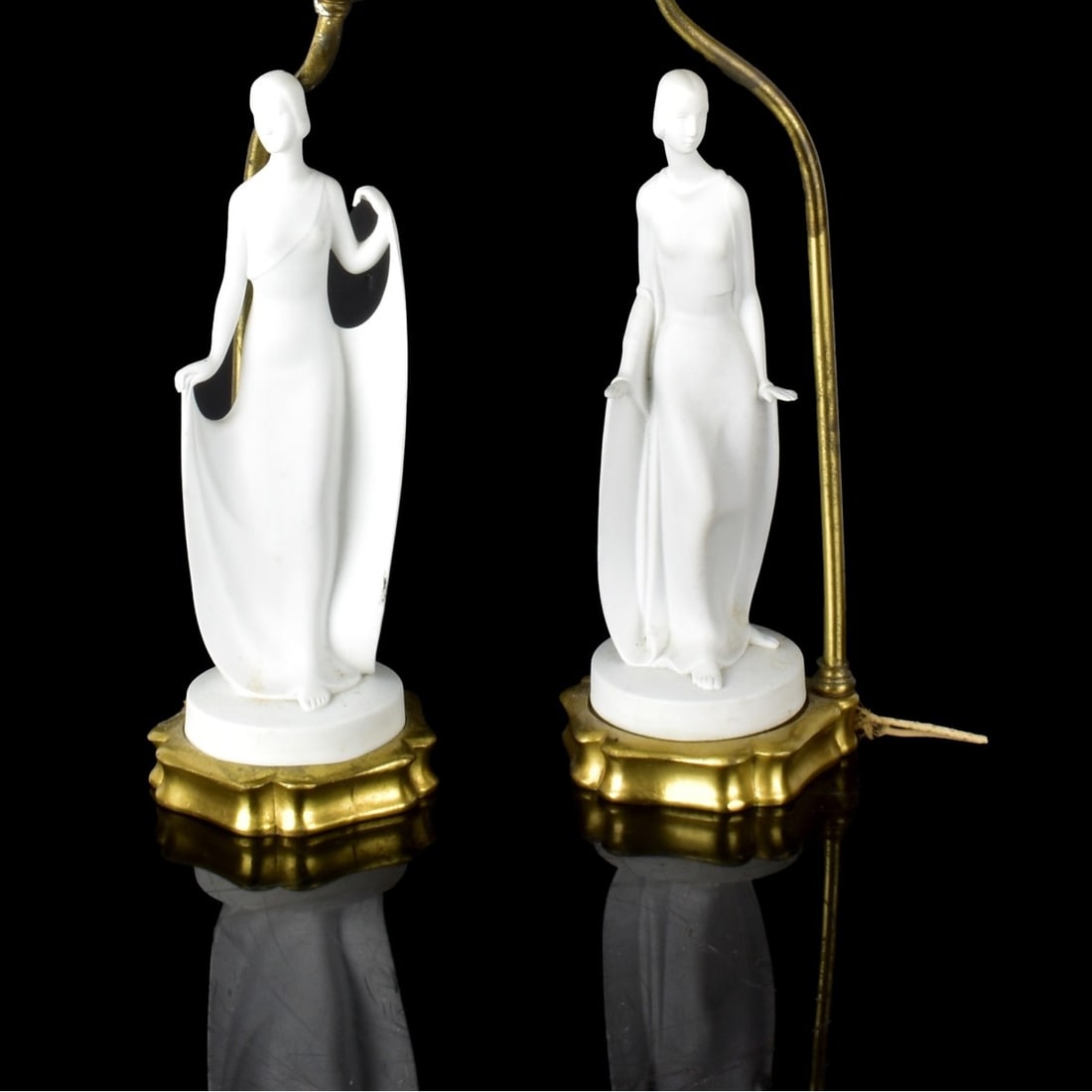 Pair of Art Deco Lamps (1 of 7)