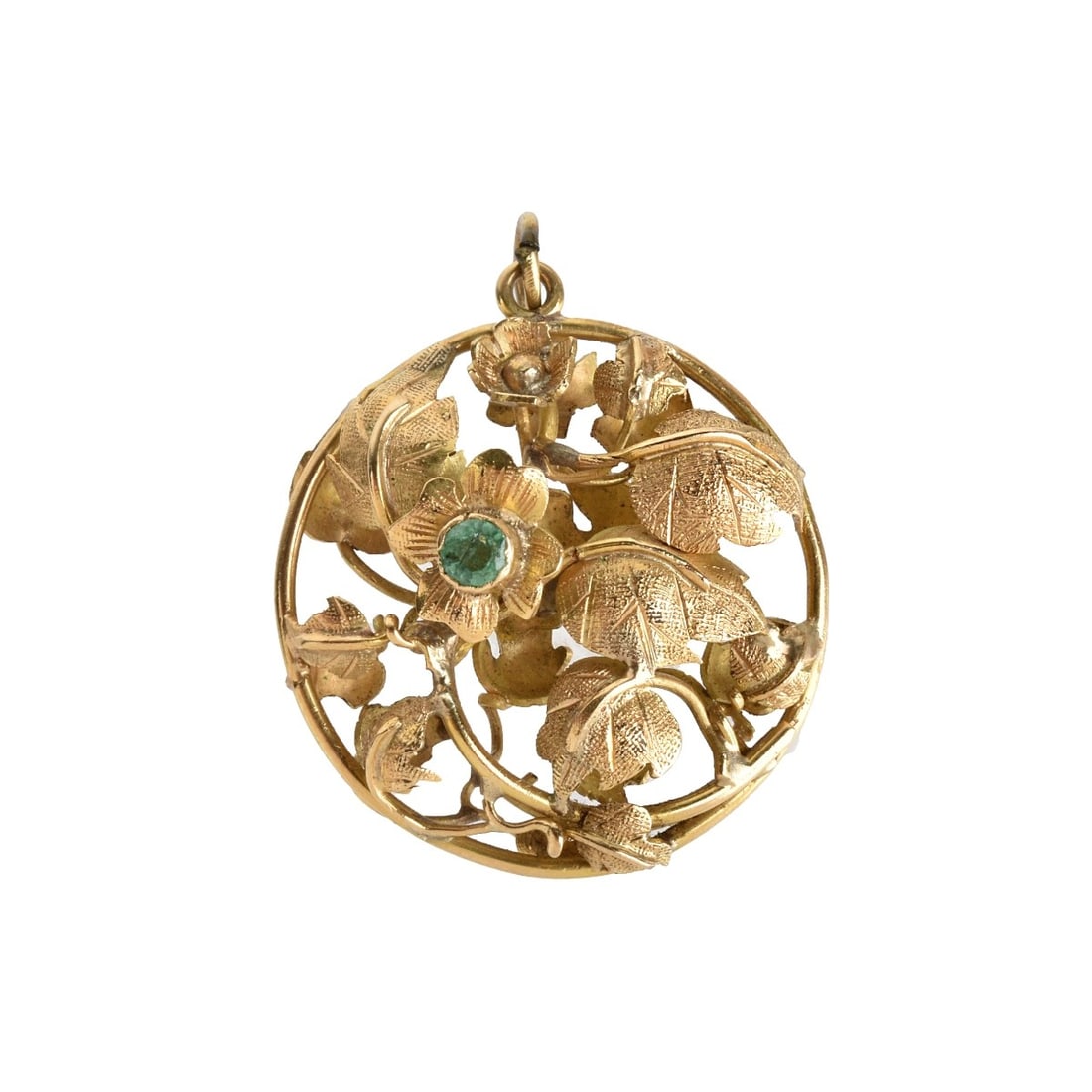 18K and Emerald Pendant (1 of 4)