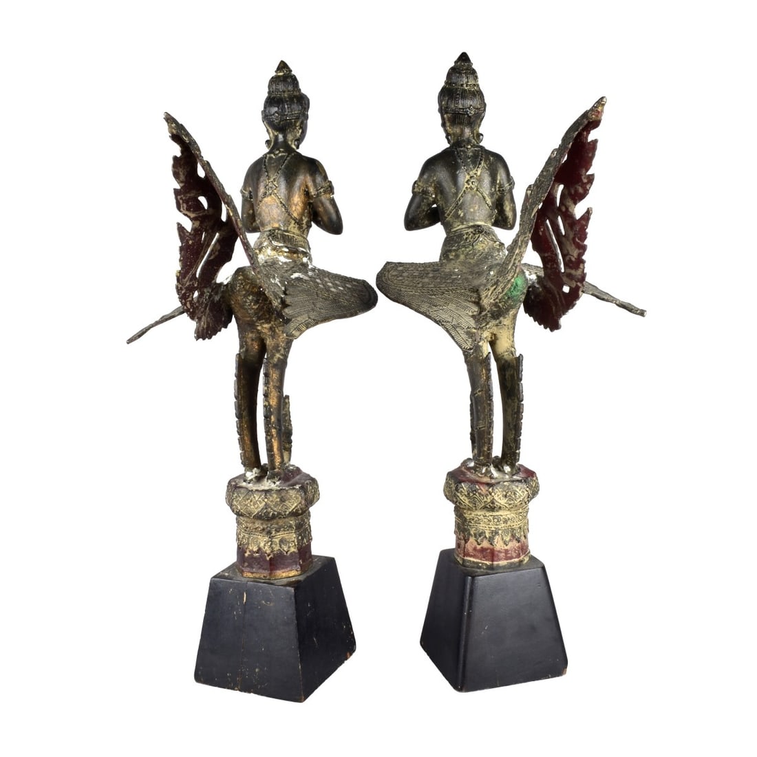 Pair of Antique Thai Bronze Roof Ornament (1 of 6)