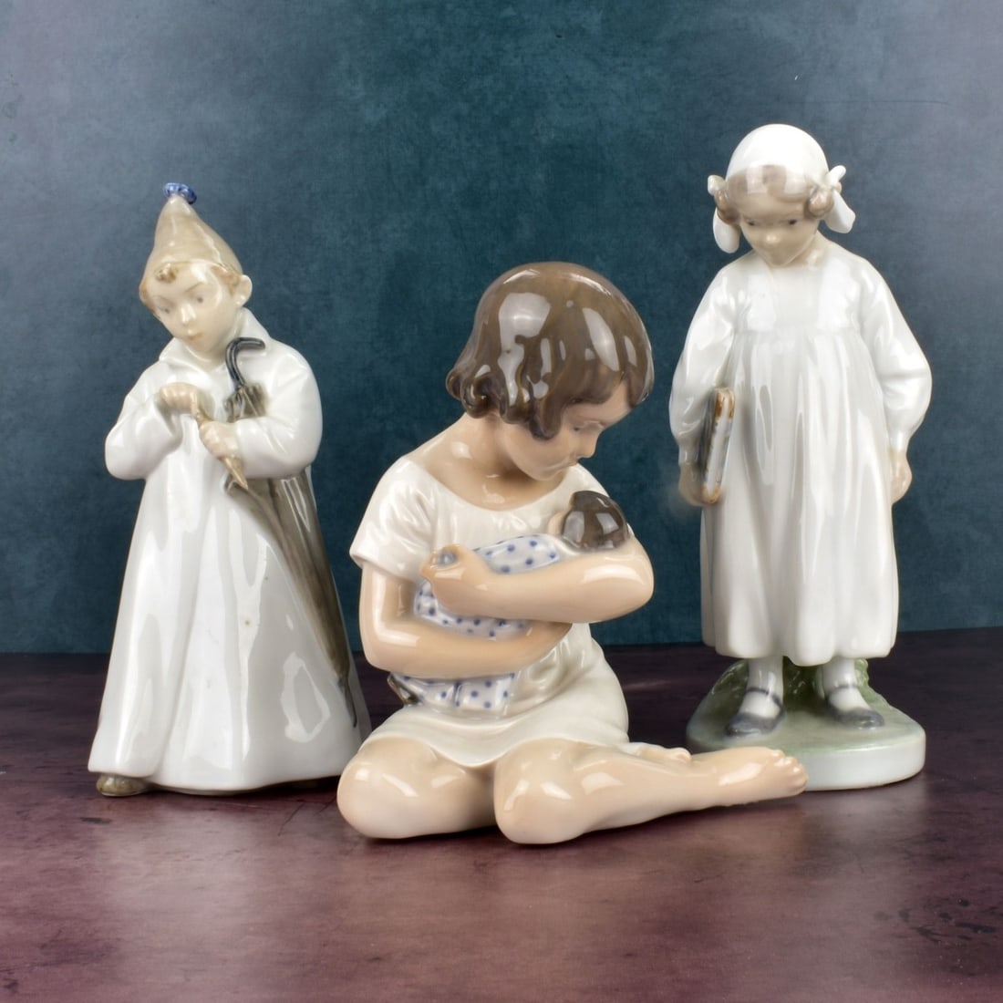 Three (3) Royal Copenhagen Porcelain Figurines (1 of 4)