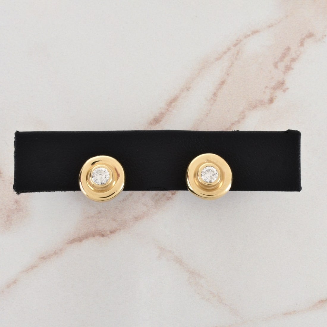 Diamond and 14K Ear Studs (1 of 2)