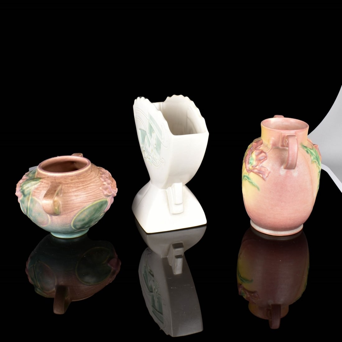 Three Roseville Pottery Vases (1 of 5)